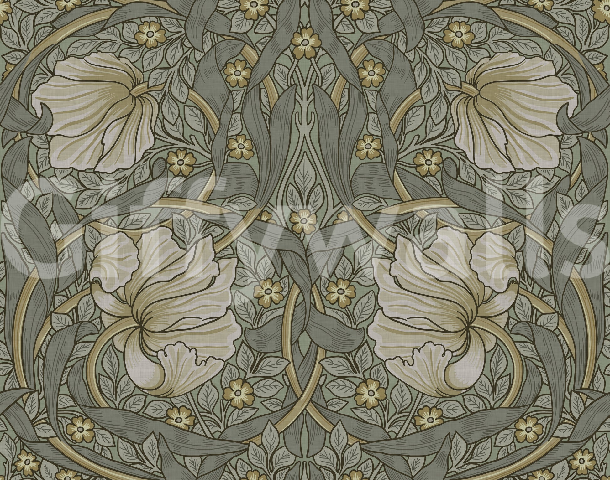 Timeless Victorian wallpaper pattern

