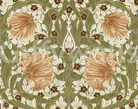 Vintage floral wallpaper for interiors

