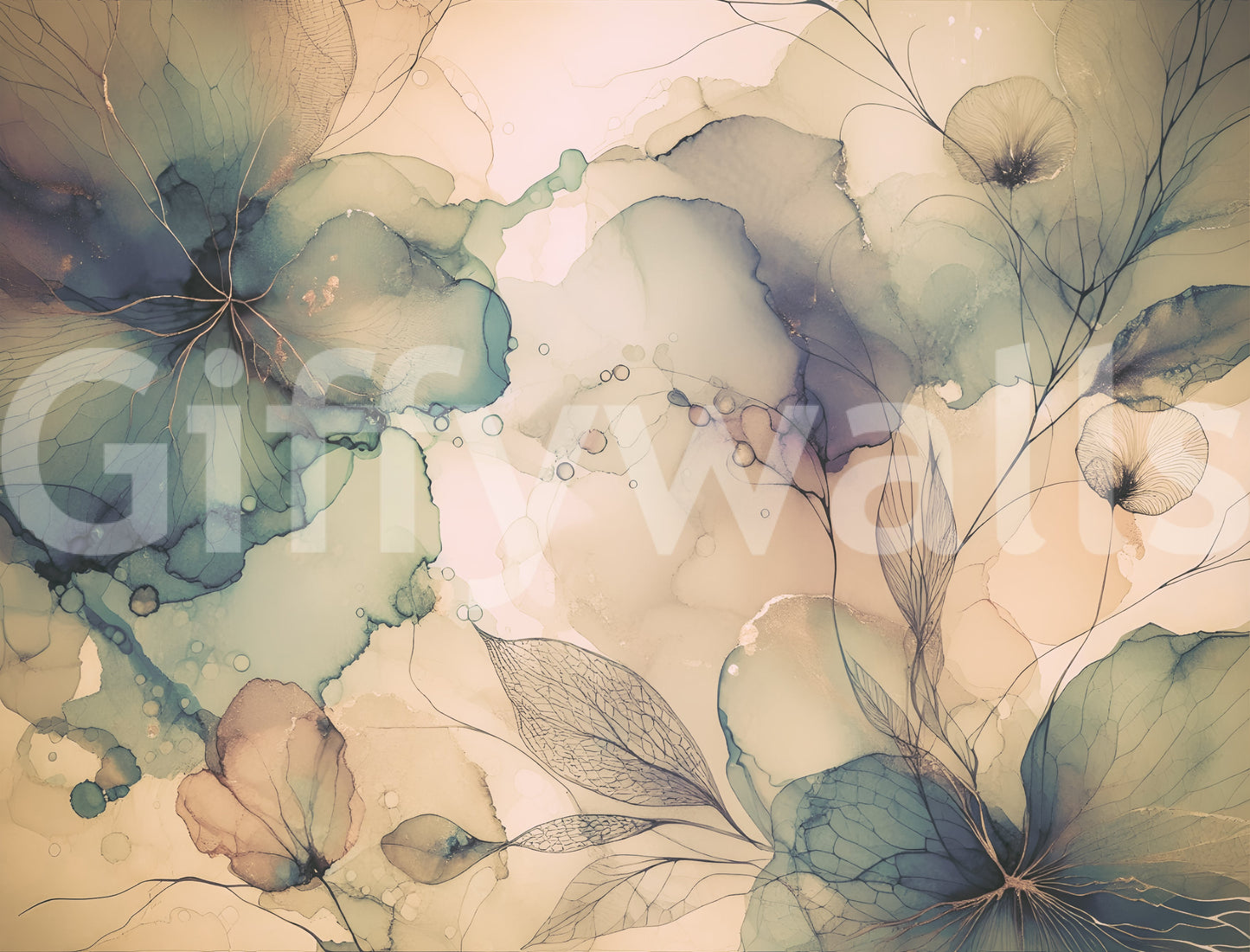 Floral Dreams Wall Mural