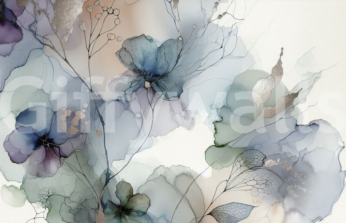 Soft Bloom Essence Wall Mural