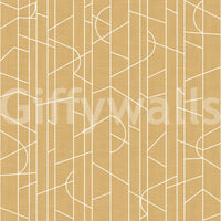 Living room with honey canvas wall design

