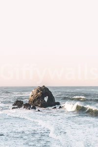 Refresh your room with the beach-inspired Coastal Heart wall mural.


