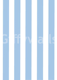 Vertical striped wallpaper with a subtle skyline touch

