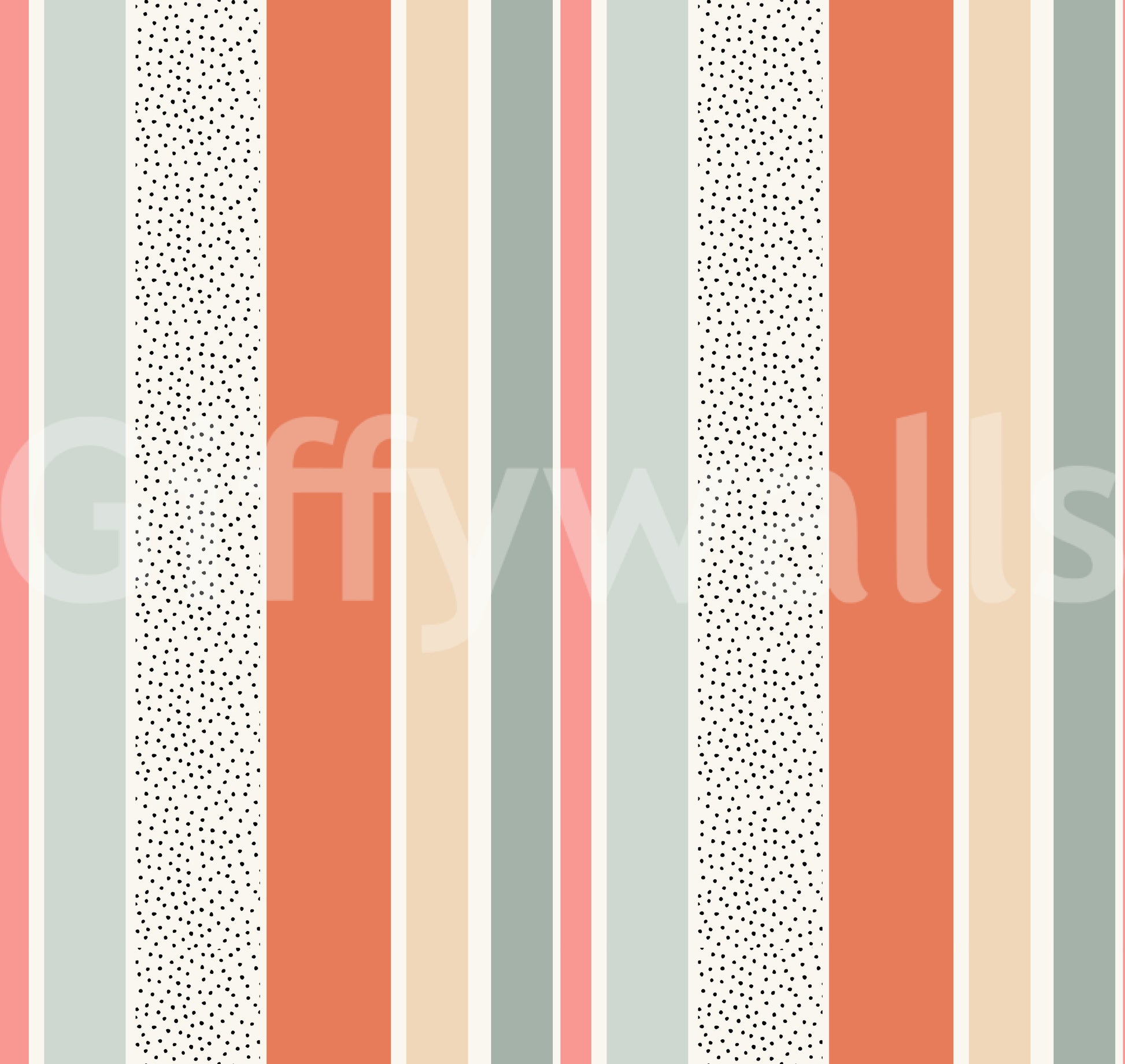 Summer stripes design in soft tones for tranquil interiors

