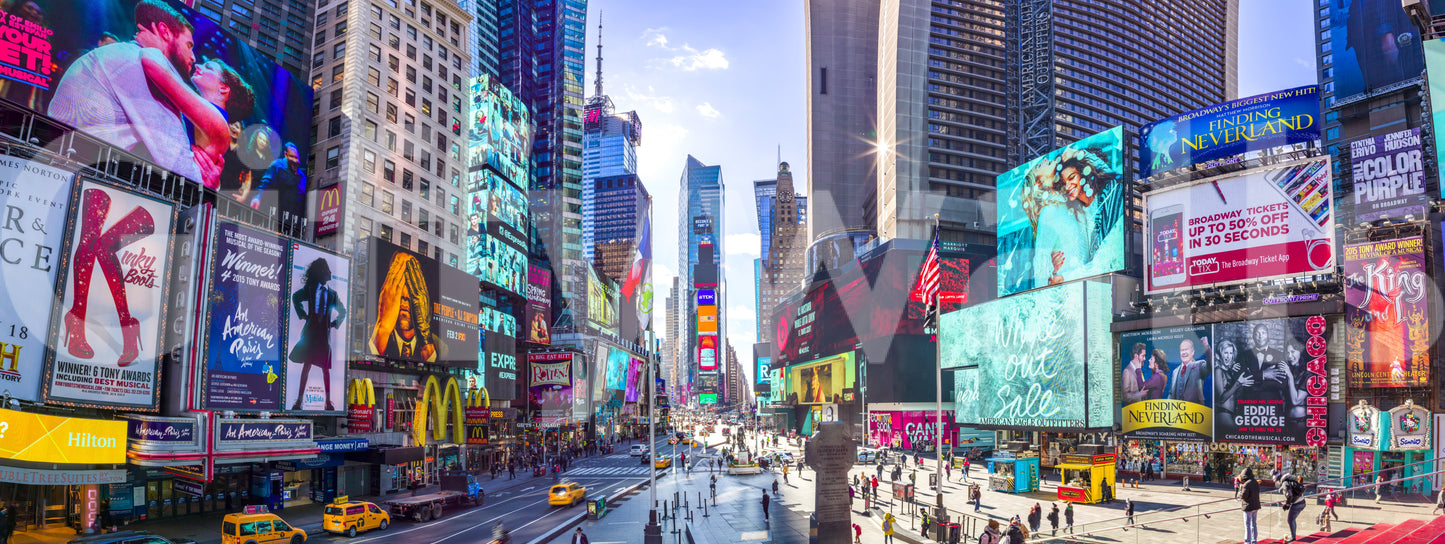 Neon Symphony Wall Mural