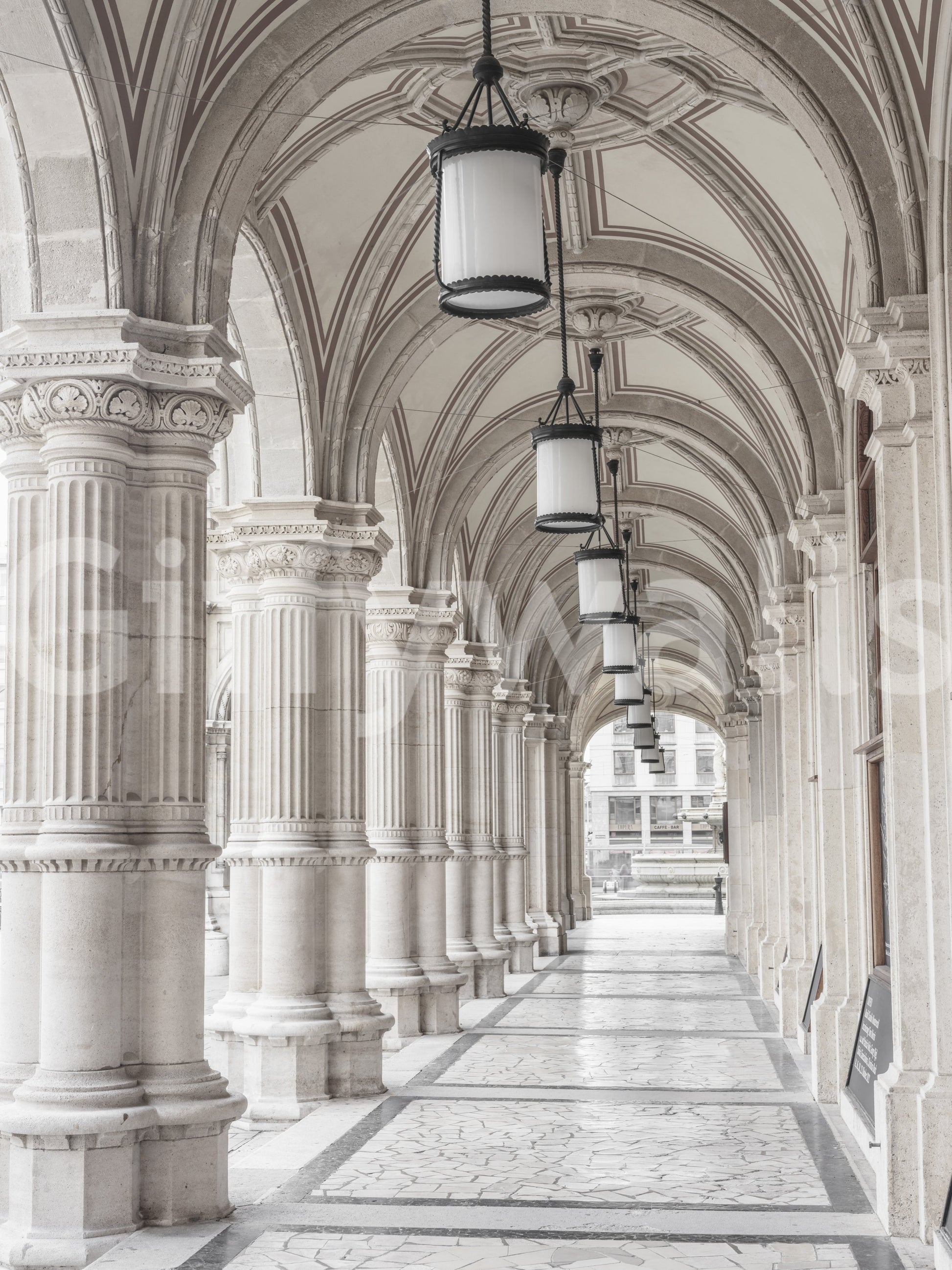 Heritage opera house mural wallpaper

