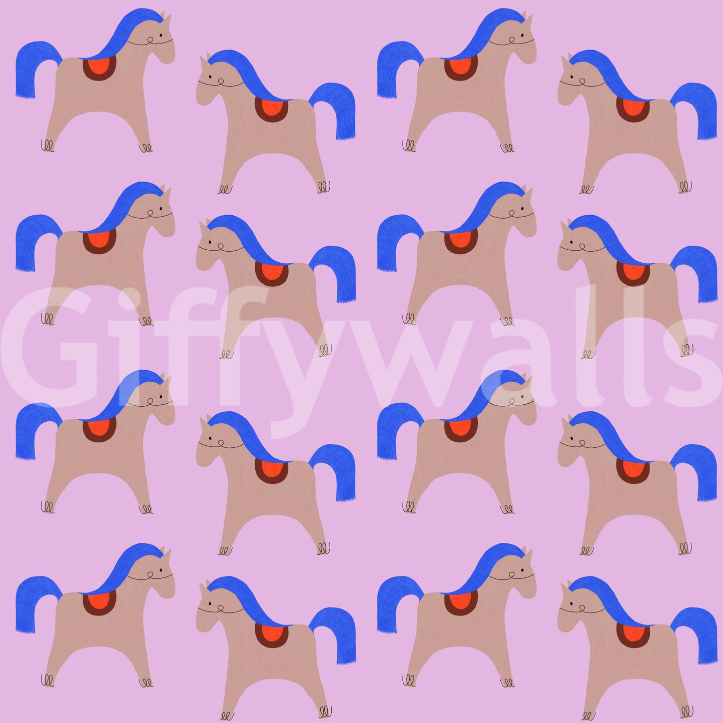 Relaxed curved lines in flowing wall design

