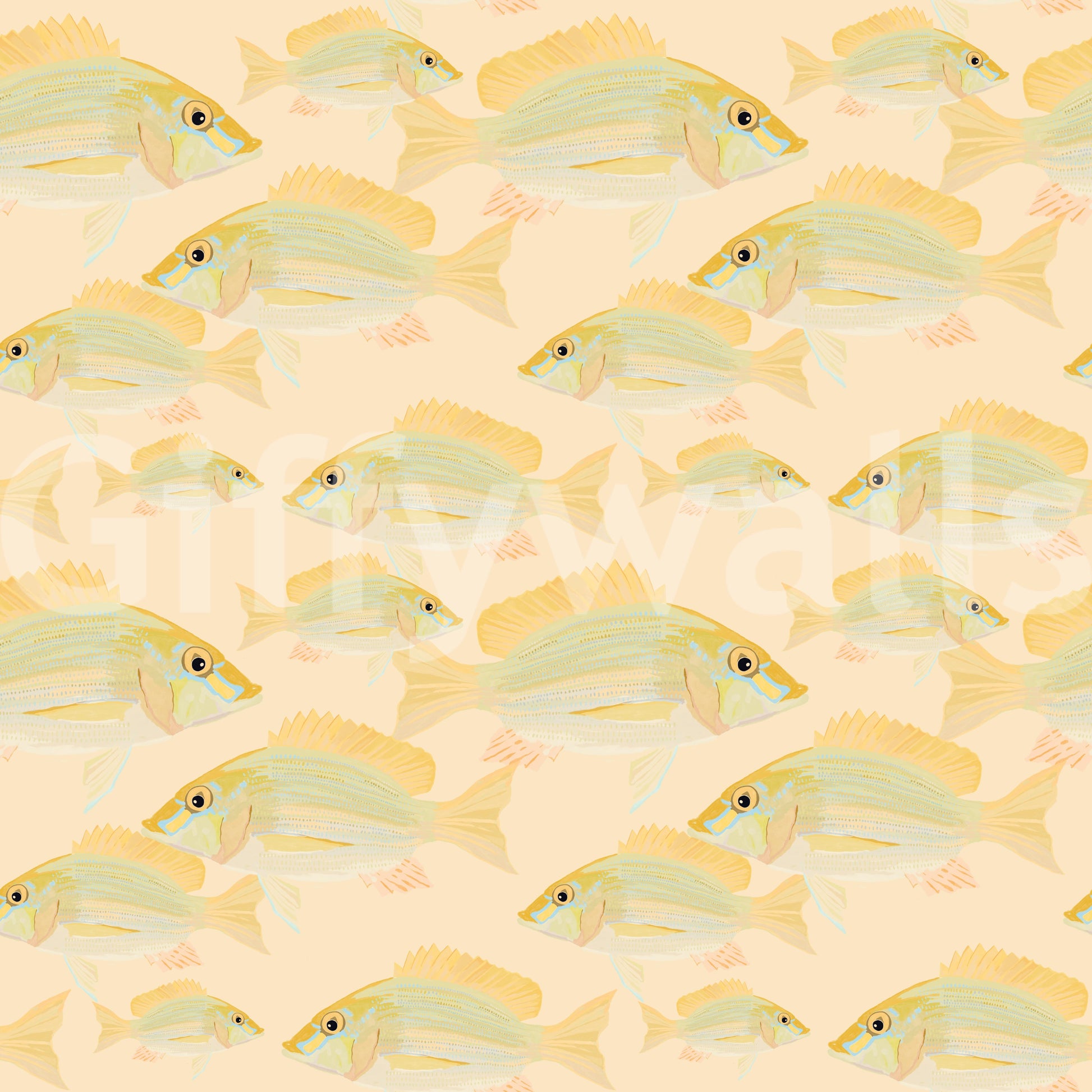 Contemporary ocean-style wallpaper for walls

