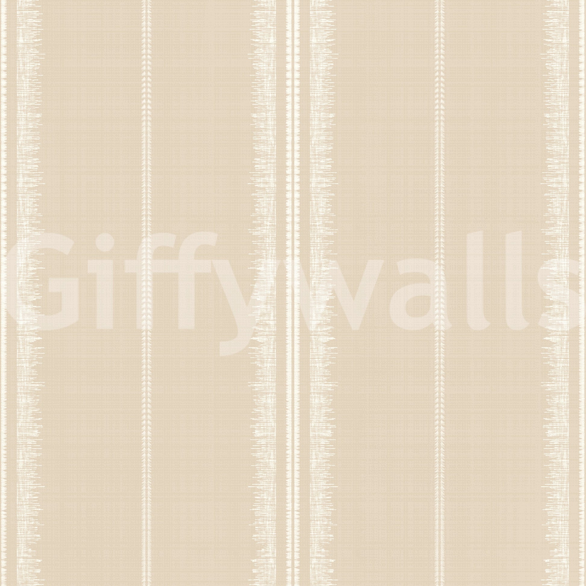Soft sand stripes in Boho Stripes Sand wallpaper for a cozy atmosphere

