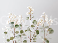 Light flower wallpaper for living room

