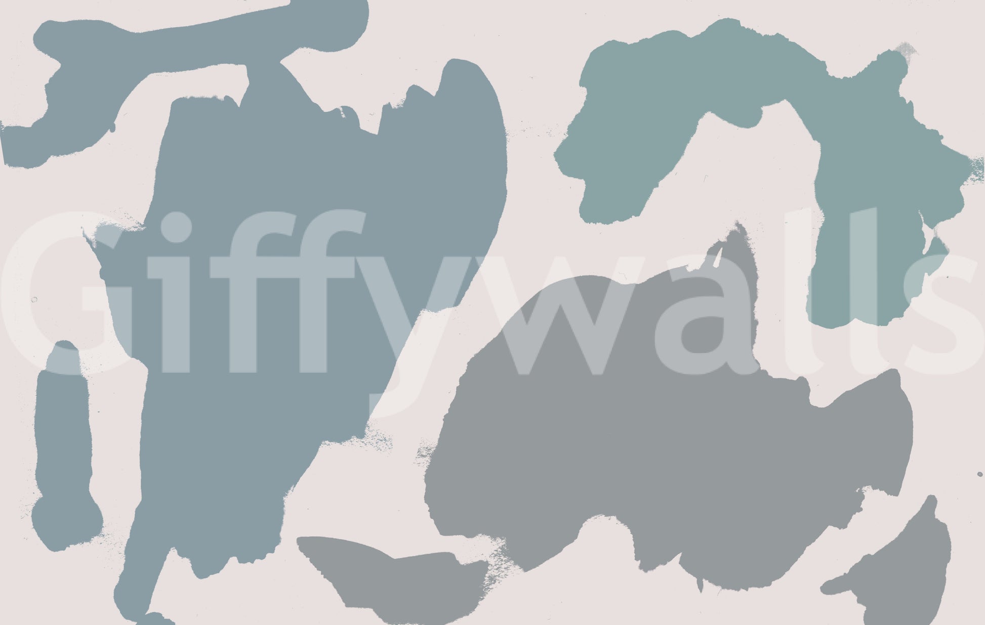 Full view of Abstract Shores wall design

