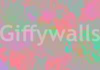 Light floral design for living space

