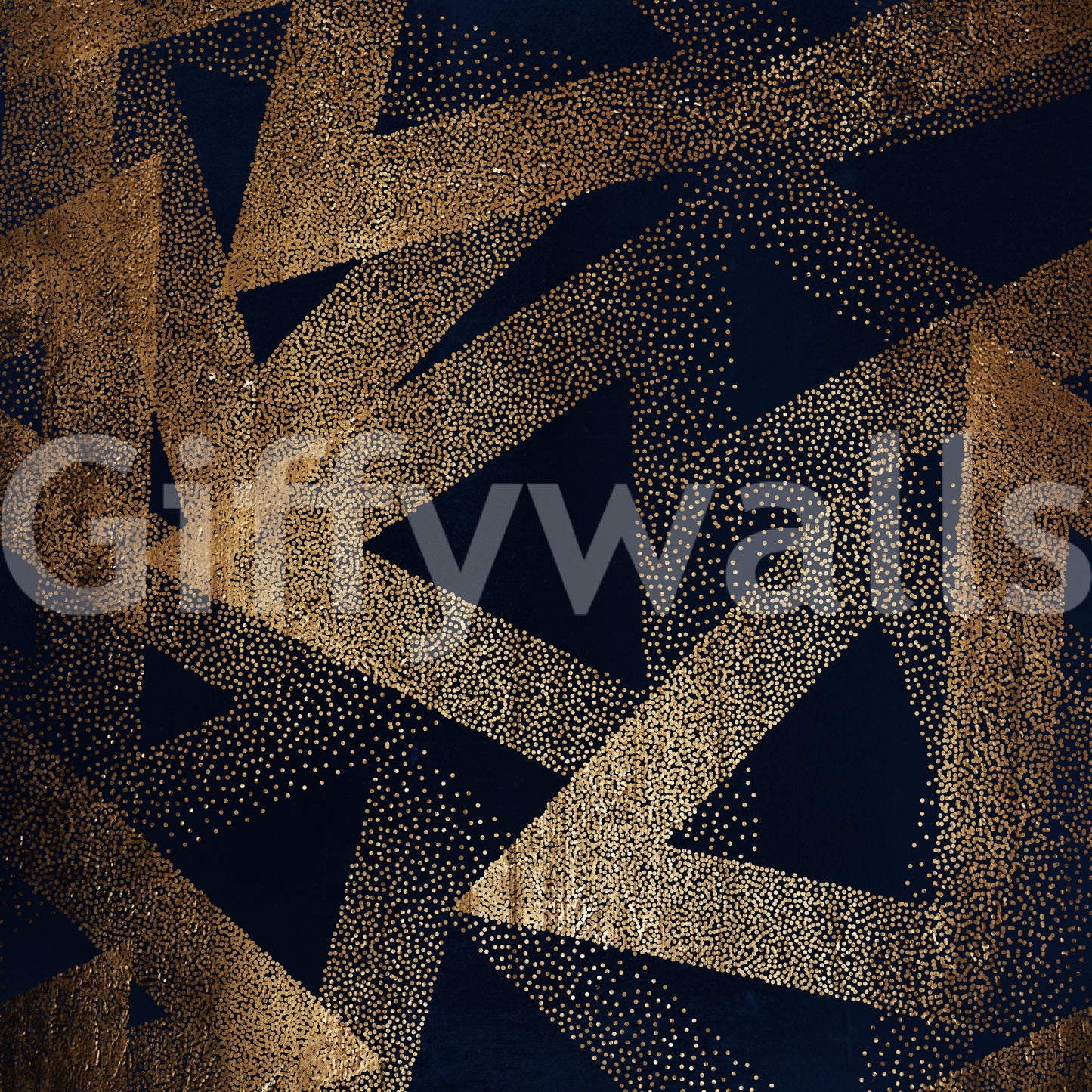 Powerful visual impact on a wall.

