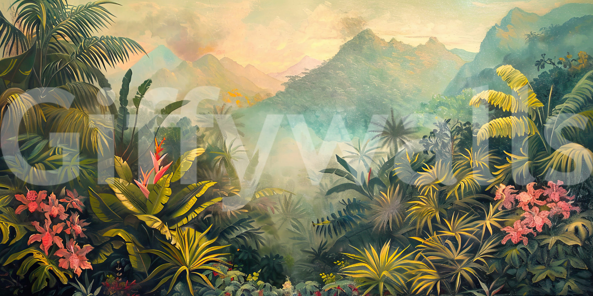 Wall decor evoking wild, untamed beauty.

