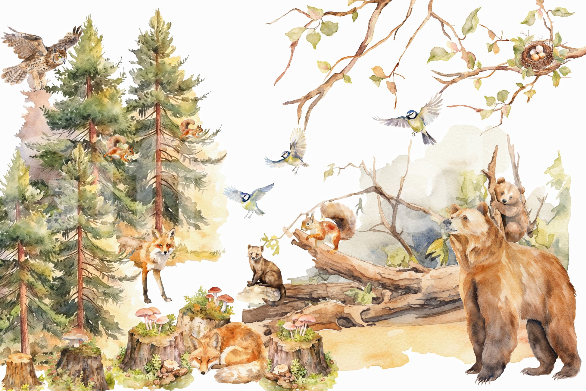 Unique animal-themed wallpaper with a creative twist.

