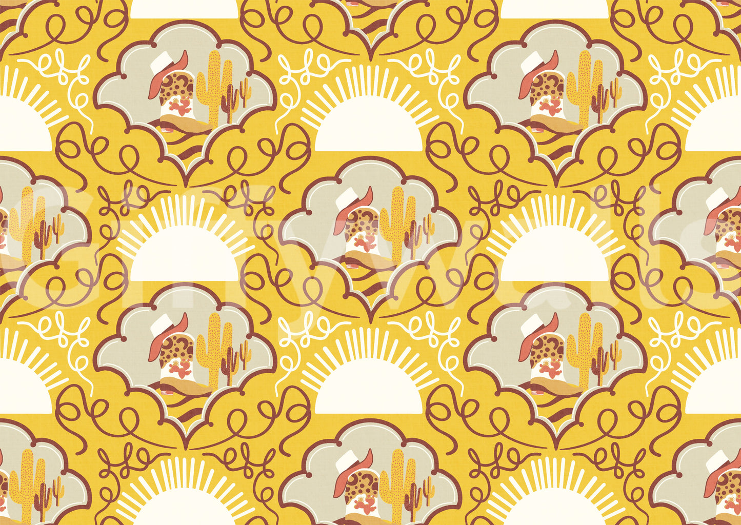 The image captures the spirit of the Wild West.

