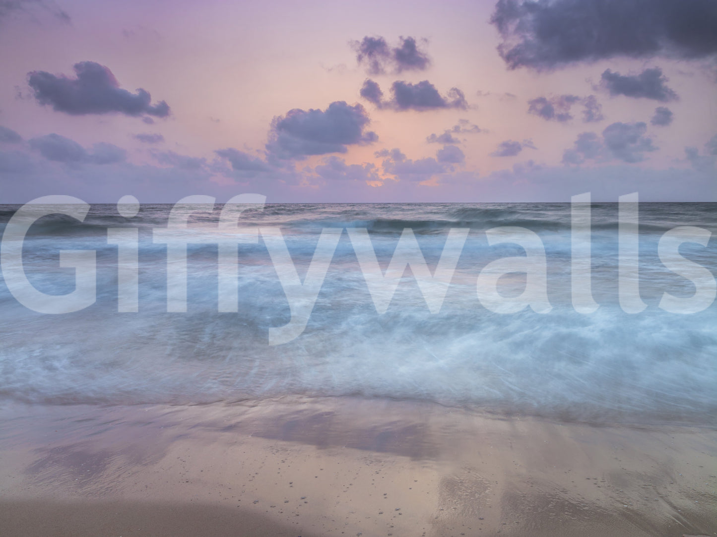 The image captures the natural motion of the sea.

