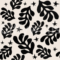 The Abstract Foliage mural makes a sophisticated and subtle statement.

