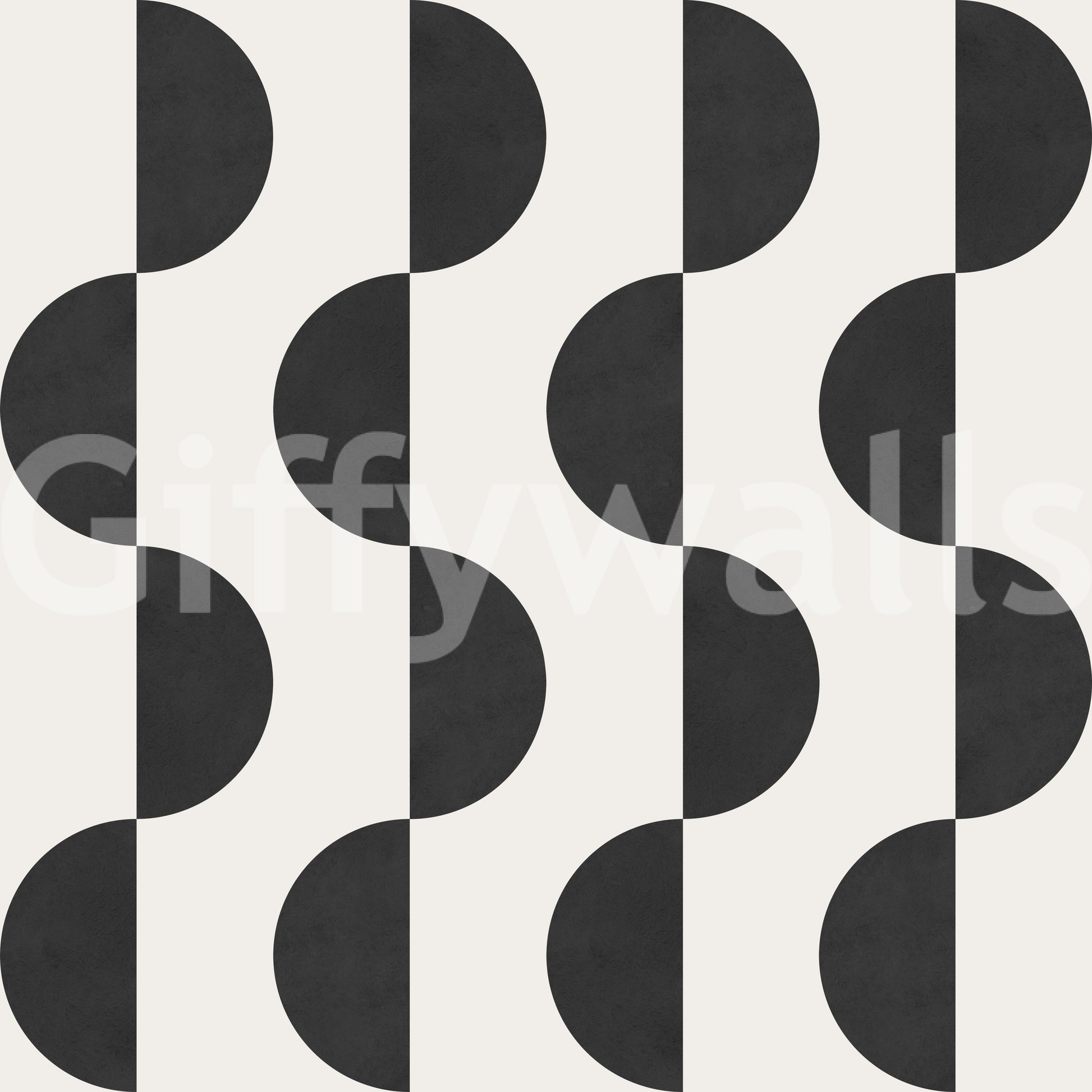 The Monochrome Wave mural makes a sophisticated and subtle statement.

