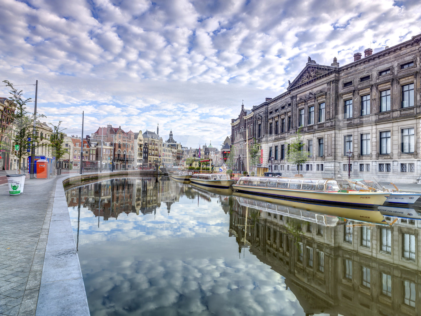Amsterdam's Watercolor Wall Mural