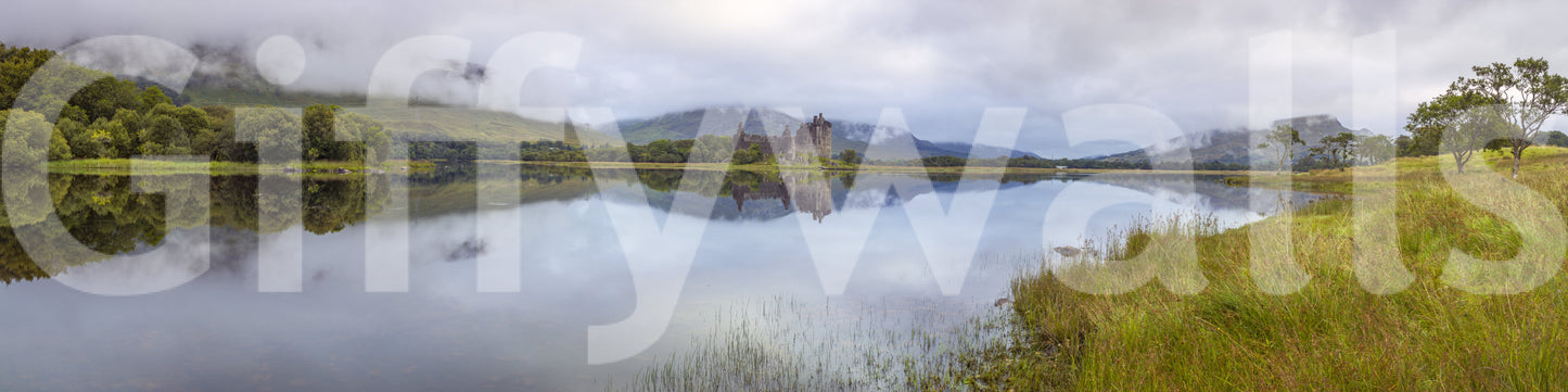 The image captures the natural beauty of a loch.


