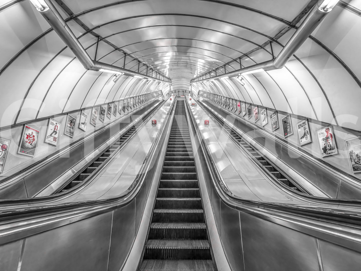 The walls have a rough, textured look.

