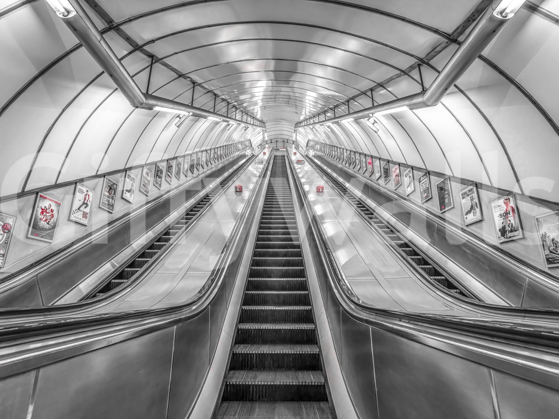 The walls have a rough, textured look.

