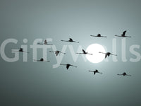 The design is non-realistic and interpretive.

