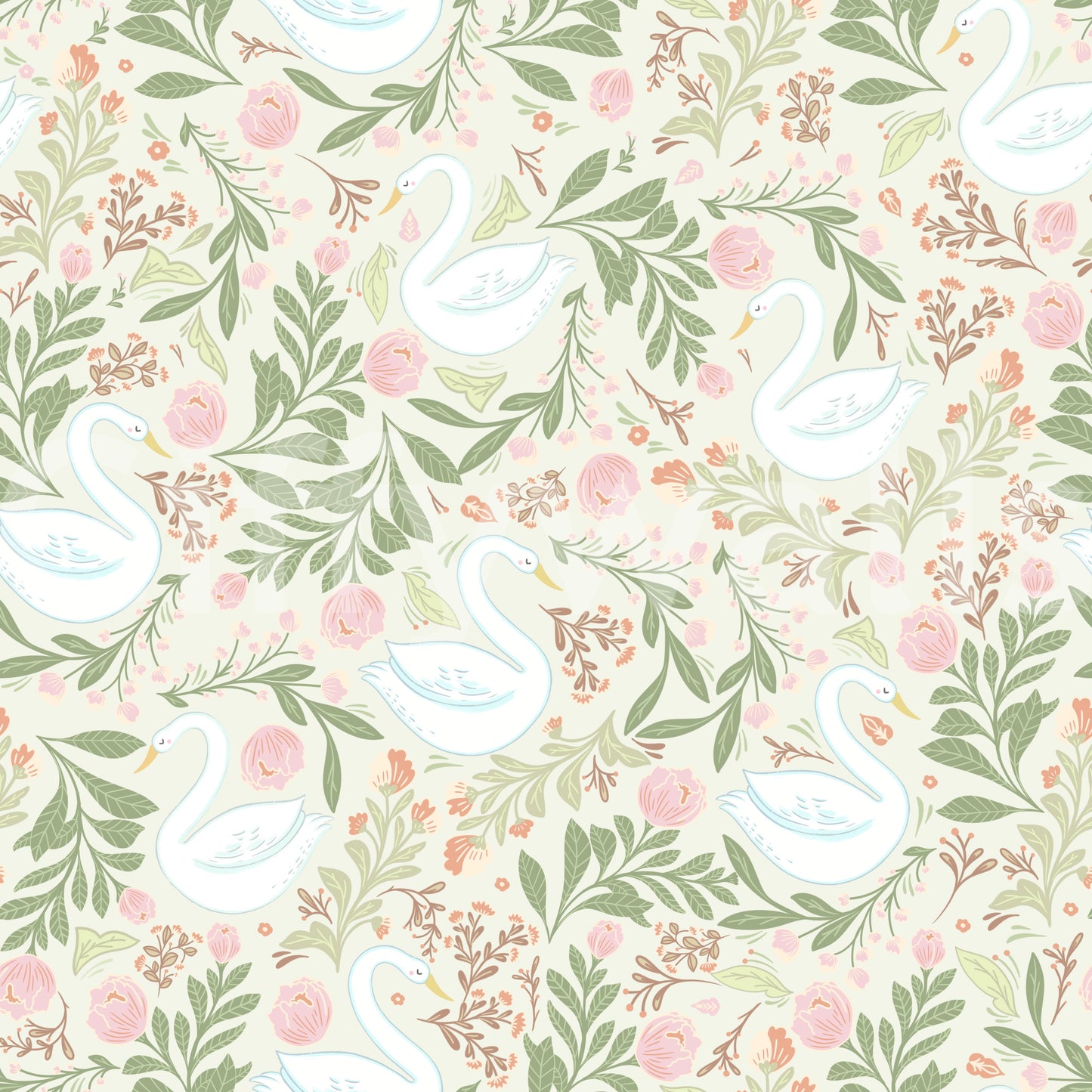 The design is non-realistic and interpretive.

