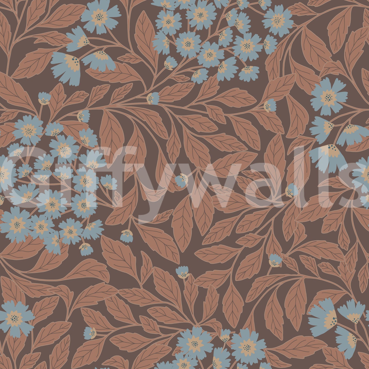 The design is non-realistic and interpretive.

