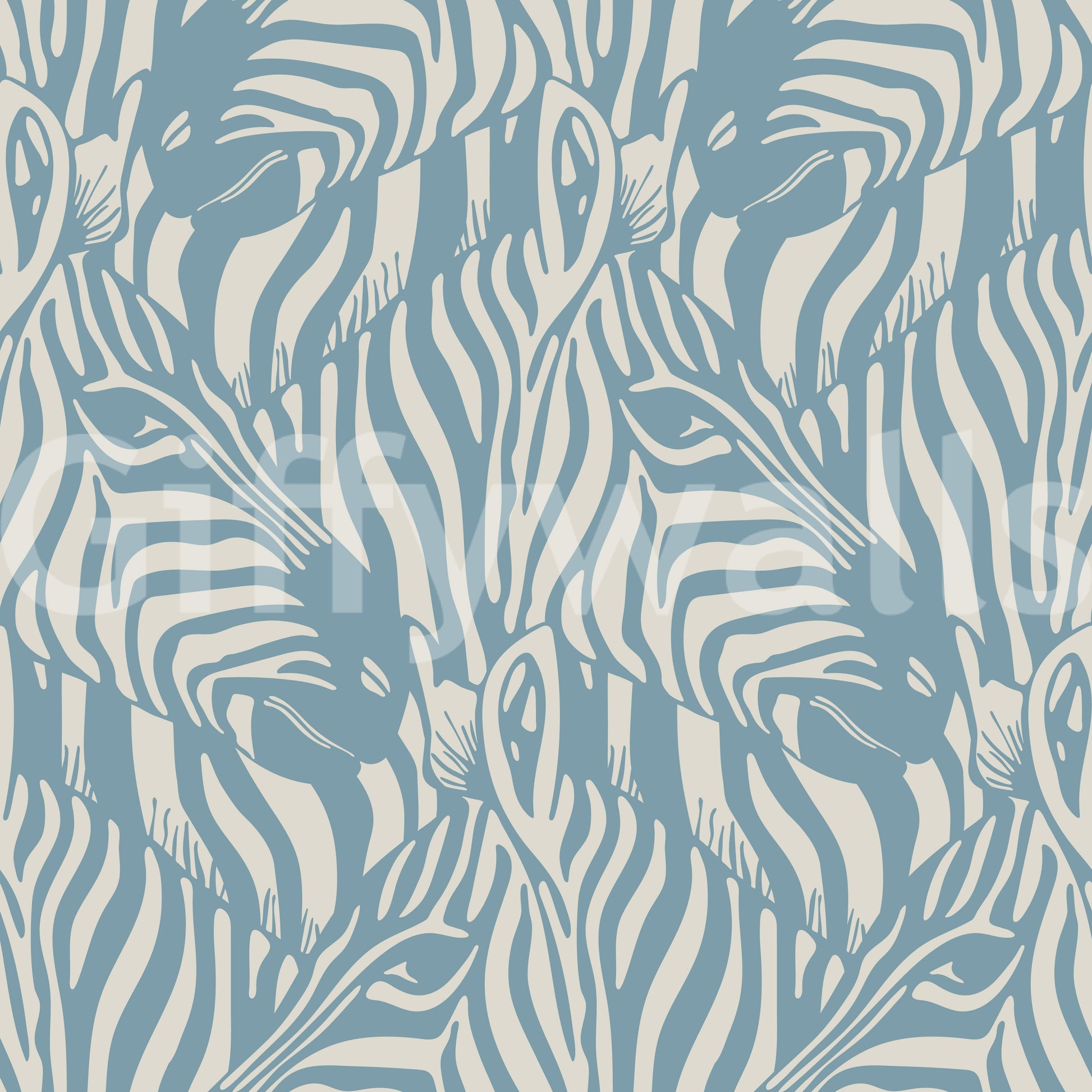 The design is non-realistic and interpretive.

