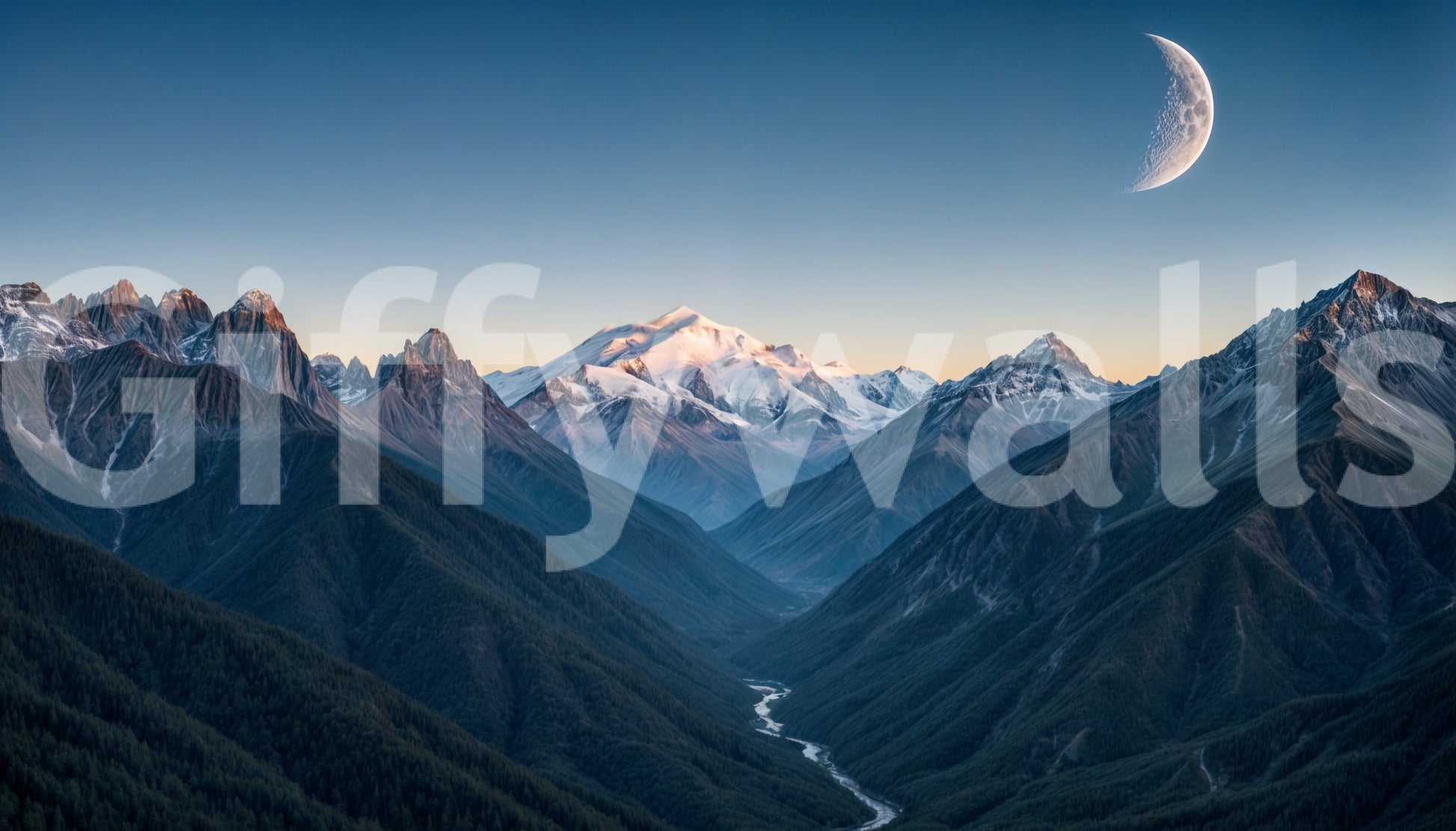 The design is non-realistic and interpretive.

