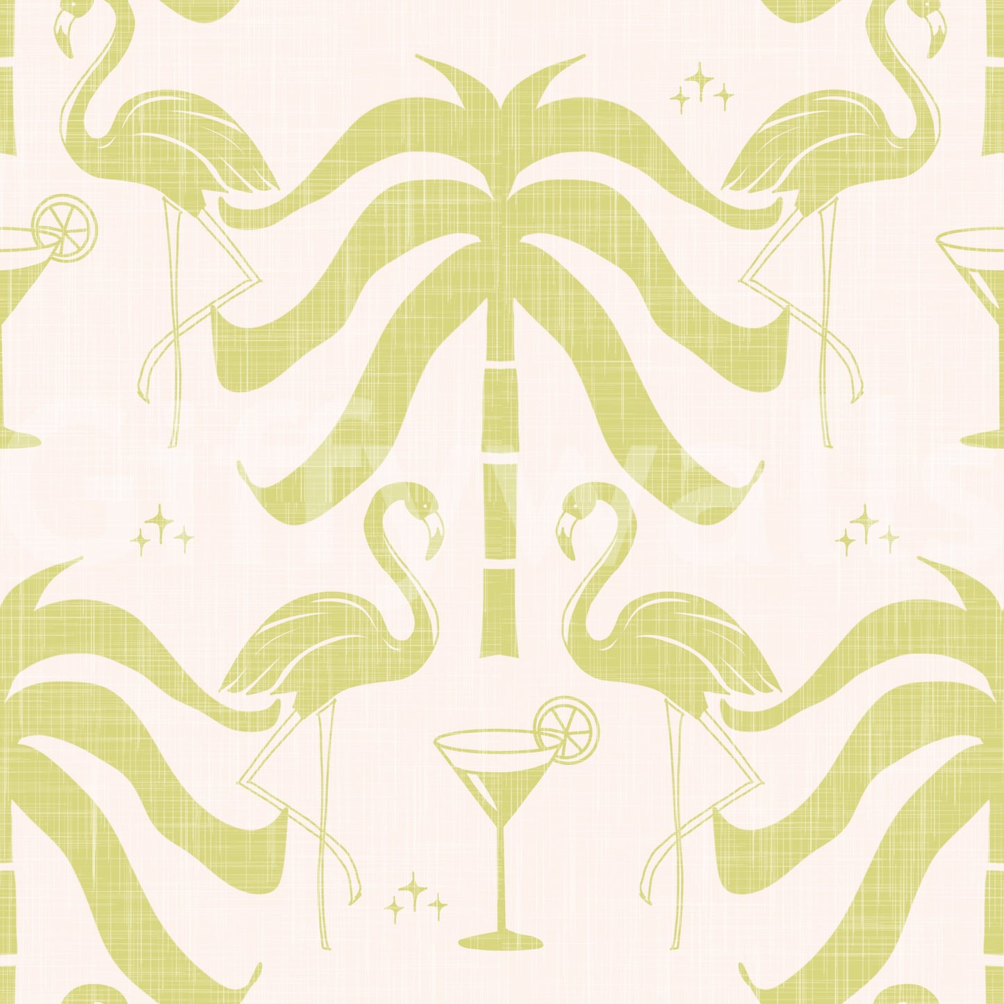 The design is non-realistic and interpretive.

