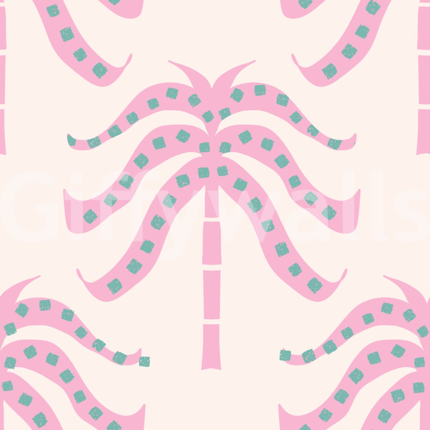 The design is non-realistic and interpretive.

