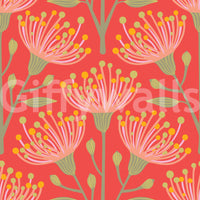 The design is non-realistic and interpretive.

