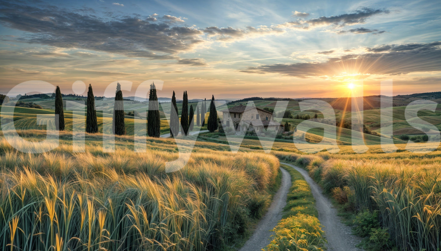 The mood is one of quiet contemplation and serenity.
