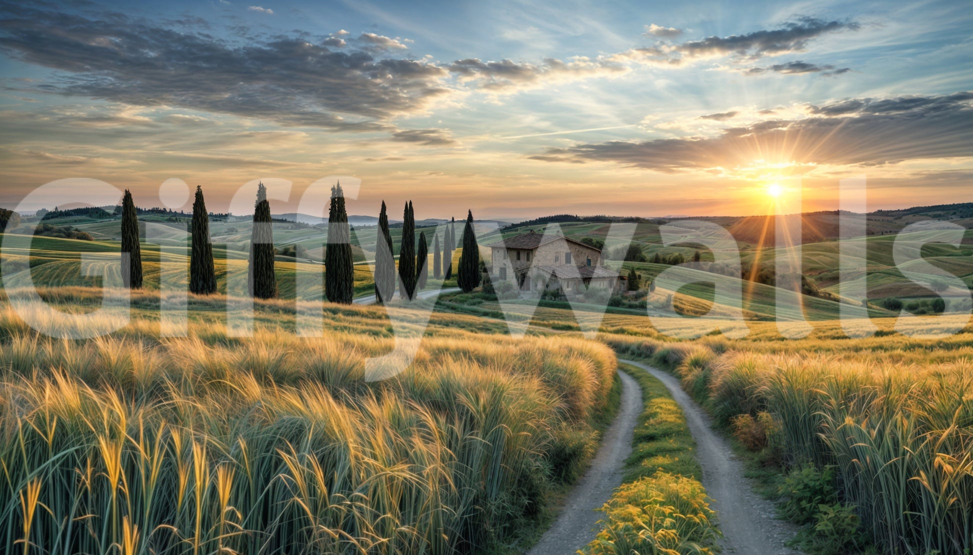 The mood is one of quiet contemplation and serenity.
