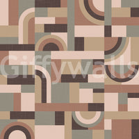 The wallpaper has a smooth, non-reflective matte finish.

