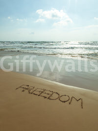 The wallpaper has a smooth, non-reflective matte finish.

