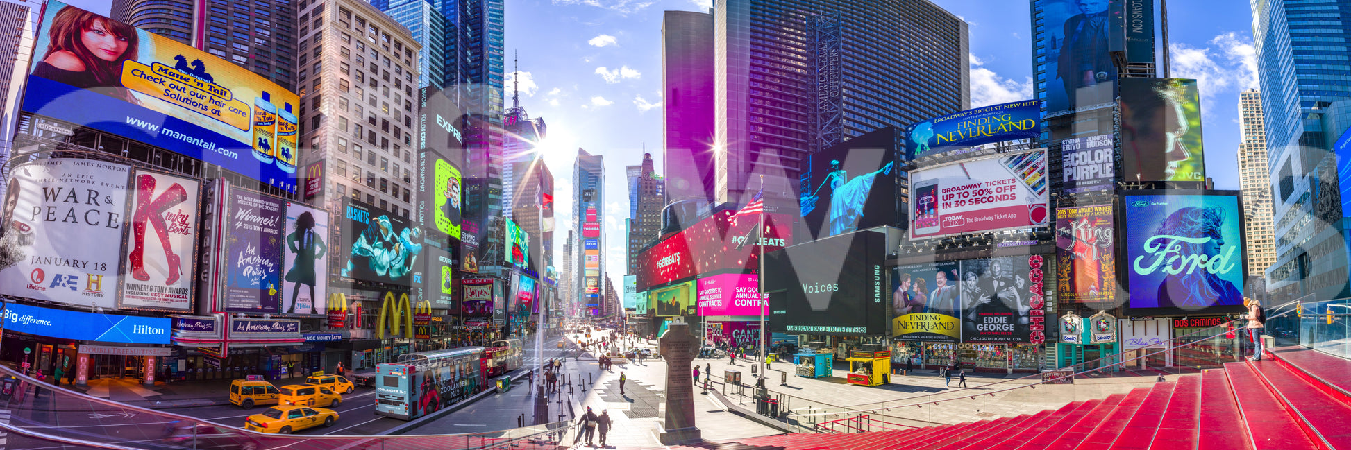 The overall scene is dynamic and full of life.