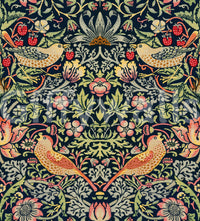 The wallpaper has a smooth, non-reflective matte finish.

