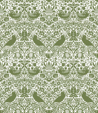 The wallpaper has a smooth, non-reflective matte finish.

