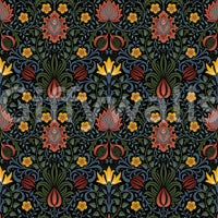 The wallpaper has a smooth, non-reflective matte finish.