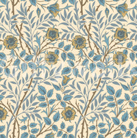 The wallpaper has a smooth, non-reflective matte finish.

