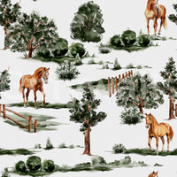 The wallpaper features a peaceful, idyllic setting.

