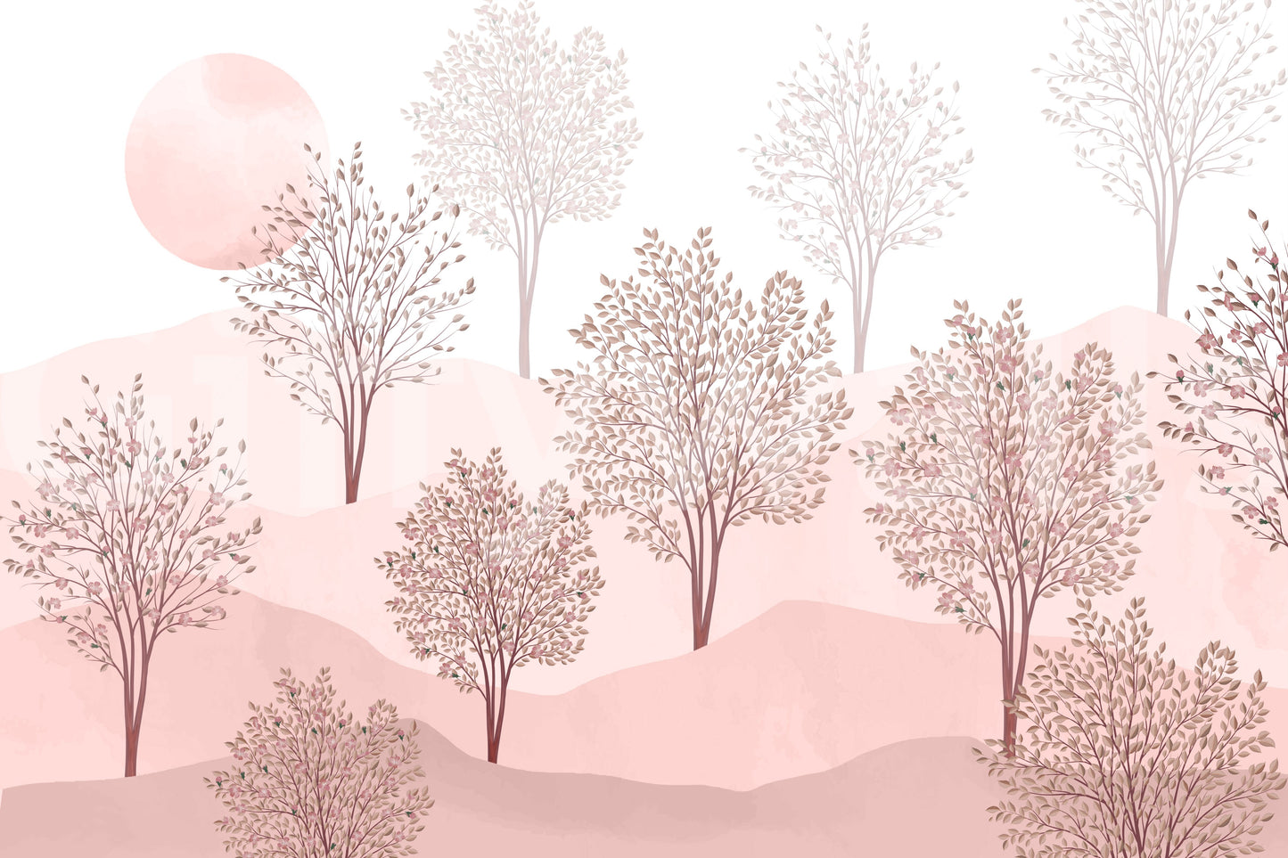 The style is painterly or a soft-focus photograph.

