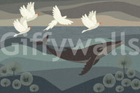 The style is painterly or a detailed illustration.

