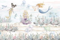 The view shows the mermaid in a serene, hidden lagoon.







