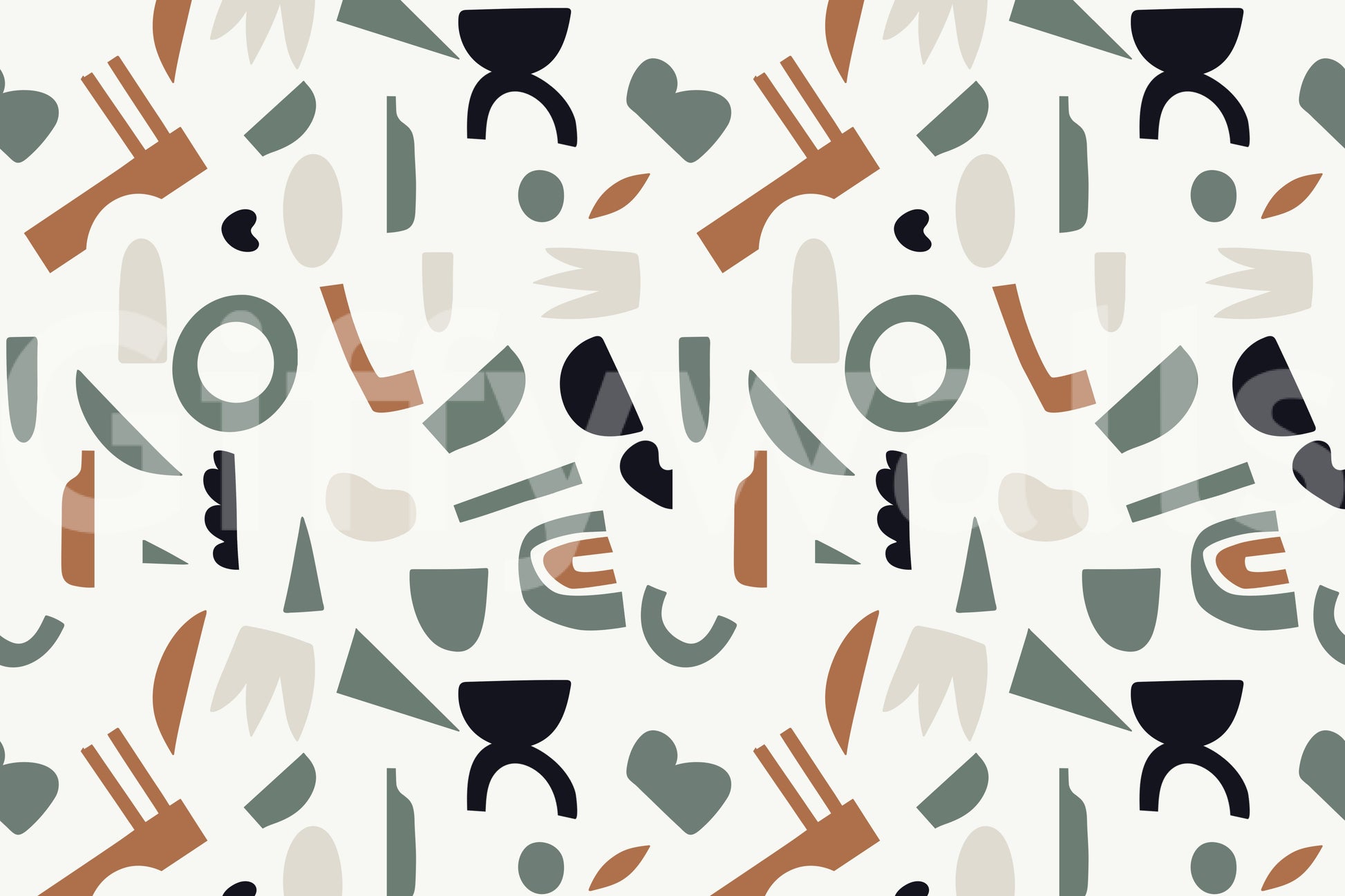 The style is a soft-focus illustration or a painterly design.

