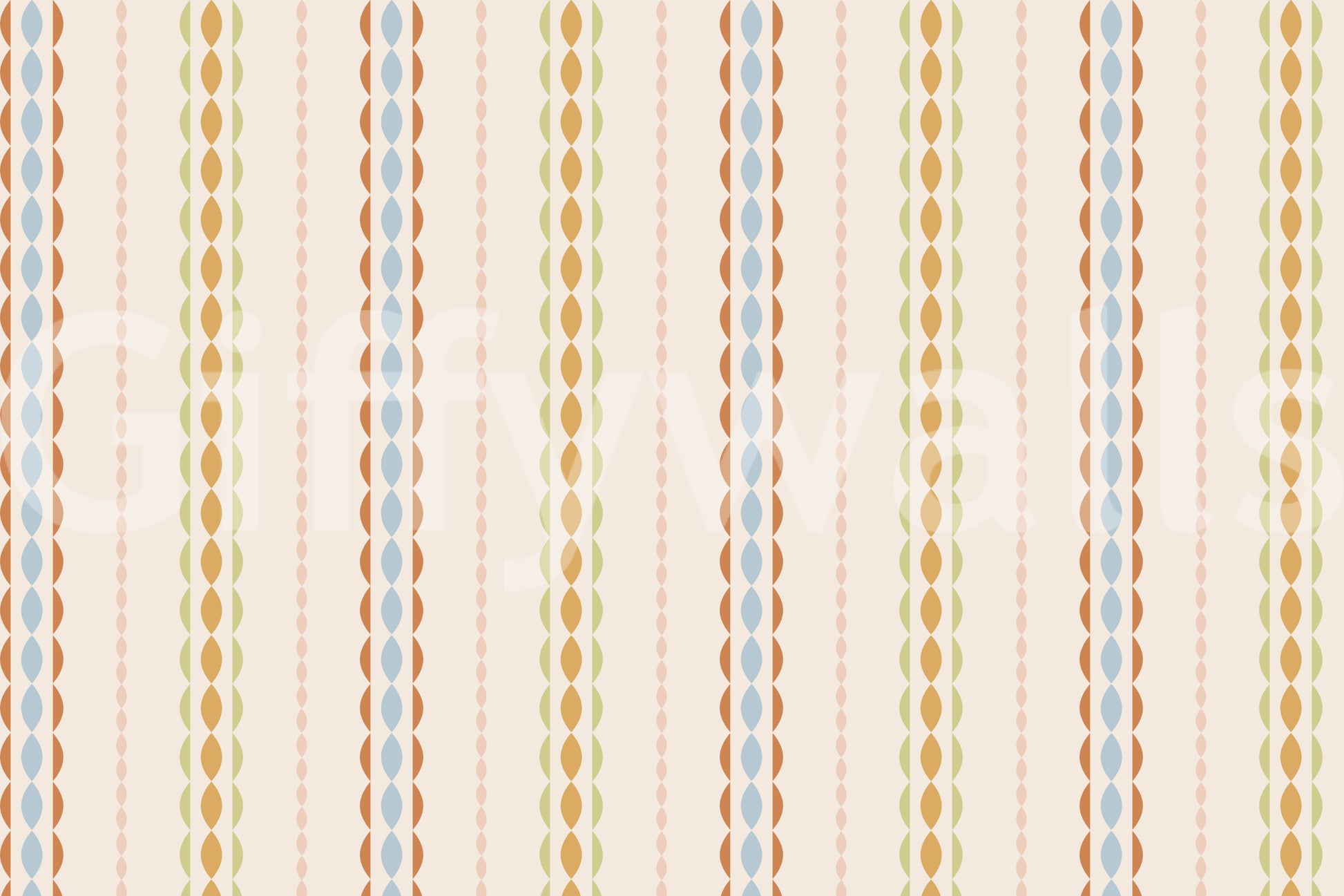 The style is a soft-focus illustration or a painterly design.

